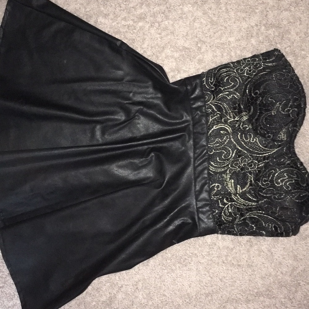Little leather dress